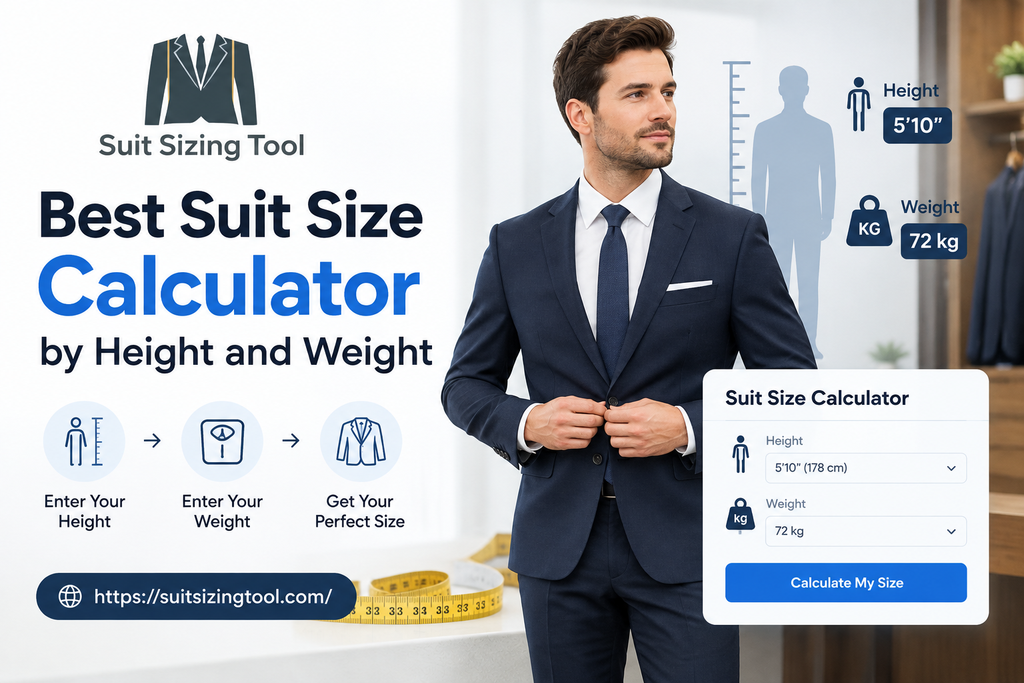 Best Suit size calculator by height and weight