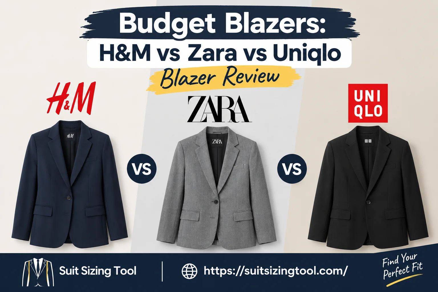 H&M vs Zara vs Uniqlo Blazer Review
